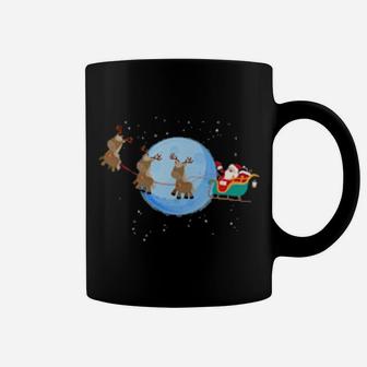Santa Claus Riding Pony Coffee Mug - Monsterry AU