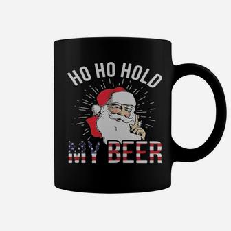 Santa Ho Ho Hold My Beer Coffee Mug - Monsterry UK