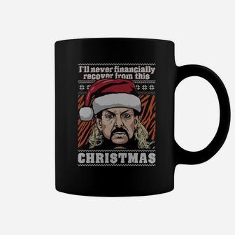 Santa Tiger King I'll Never Financially Recover From This Ugly Christma Coffee Mug - Monsterry