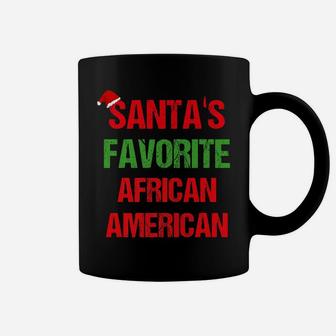 Santas Favorite African American Funny Christmas Shirt Coffee Mug | Crazezy