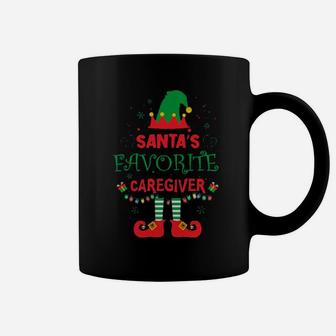 Santas Favorite Caregiver Coffee Mug - Monsterry DE