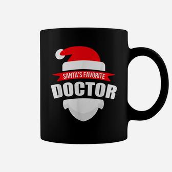 Santa's Favorite Doctor Funny Christmas Shirt Coffee Mug | Crazezy