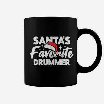 Santa's Favorite Drummer Coffee Mug - Monsterry