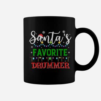 Santa's Favorite Drummer Coffee Mug - Monsterry