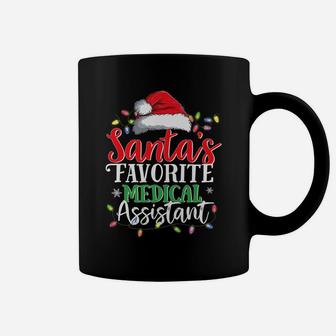 Santa's Favorite Medical Assistant Christmas Funny Gift Idea Coffee Mug | Crazezy