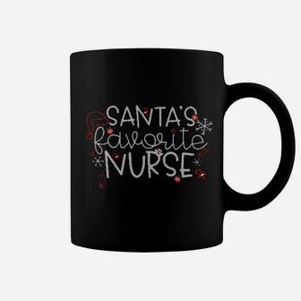 Santa's Favorite Nurse Snowflake Coffee Mug - Monsterry DE