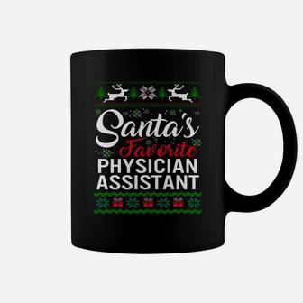 Santas Favorite Physician Assistant Christmas Ugly Family Sweatshirt Coffee Mug | Crazezy
