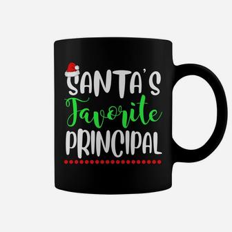 Santa's Favorite Principal School Gift Funny Xmas Coffee Mug | Crazezy AU