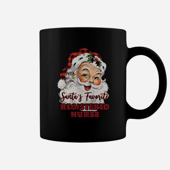 Santa's Favorite Registed Nurse Coffee Mug - Monsterry UK