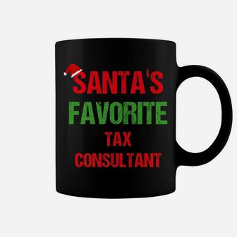 Santas Favorite Tax Consultant Funny Christmas Shirt Coffee Mug | Crazezy UK