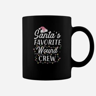 Santas Favorite Wound Crew Christmas Coffee Mug - Monsterry