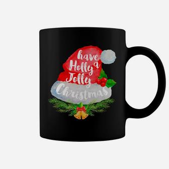 Santa's Hat Gingle Bells Merry Christmas Xmas Holidays Gift Coffee Mug | Crazezy