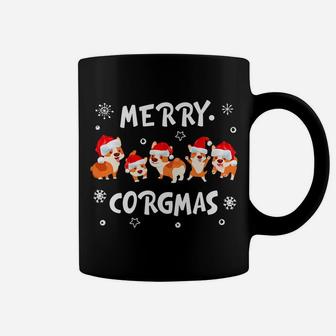Santa's Hat Merry Corgmas Cute Santa Gorgi Christmas Xmas Coffee Mug | Crazezy AU