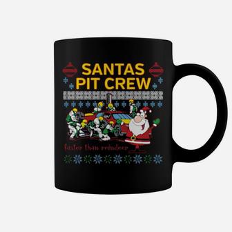 Santas Pit Crew Coffee Mug - Monsterry