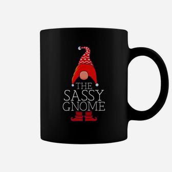 Sassy Gnome Family Matching Group Christmas Outfits Pictures Coffee Mug | Crazezy
