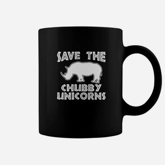 Save The Chubby Unicorns Funny Rhino Deluxe Soft Coffee Mug | Crazezy UK