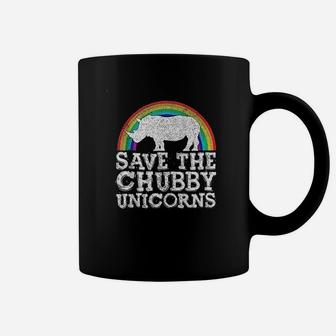 Save The Chubby Unicorns Gift Rhino Conservation Rainbow Coffee Mug | Crazezy AU