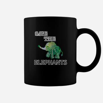 Save The Elephants Love Elephants Animal Coffee Mug - Thegiftio UK