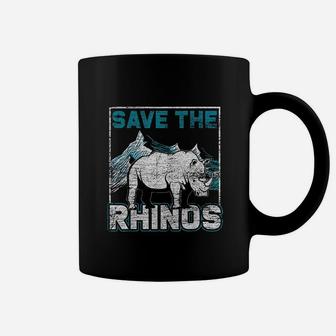 Save The Rhinos Animal Coffee Mug | Crazezy AU