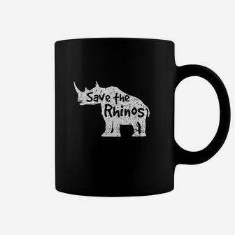 Save The Rhinos Environmental Rhinoceros Coffee Mug | Crazezy UK