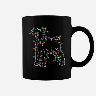 Schnauzer Dogs Tree Christmas Sweater Xmas Pet Animal Dog Sweatshirt Coffee Mug | Crazezy