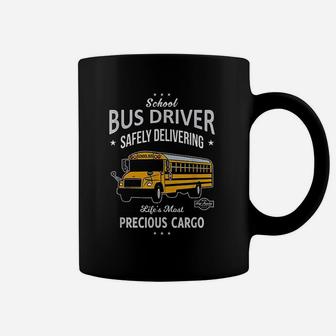 School Bus Driver Delivering Precious Cargo Coffee Mug | Crazezy
