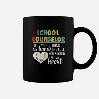 School Counselor Full Heart Coffee Mug | Crazezy UK