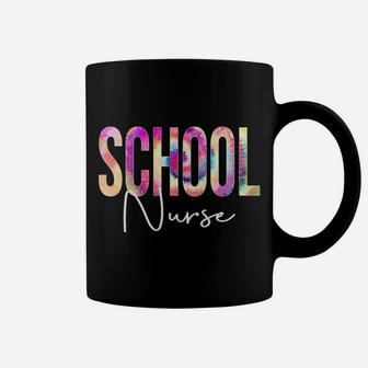 School Nurse Tie Dye Back To School Women Appreciation Coffee Mug | Crazezy