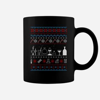 Science Medical Lab Ugly Christmas Sweater Chemistry Gifts Sweatshirt Coffee Mug | Crazezy