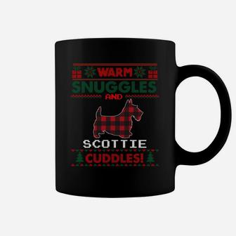 Scottie Dog Christmas Pajama Shirt Scottish Ugly Christmas Sweatshirt Coffee Mug | Crazezy