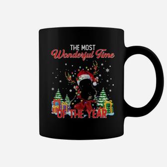 Scottish Terrier Santa The Most Wonderful Time Of The Year Coffee Mug - Monsterry CA