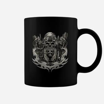 Scuba Divers Skull Coffee Mug - Thegiftio UK