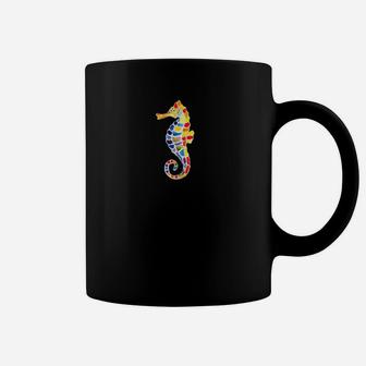 Seahorse Summer Beach Wear Tee Coffee Mug - Thegiftio UK