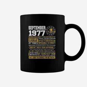 September Birthday Gifts Born September Virgo 1977 Funny Coffee Mug | Crazezy DE