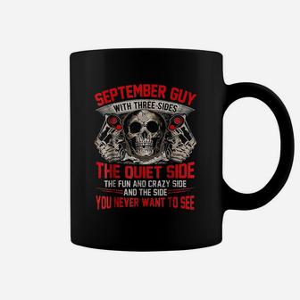 September Guy With Three Sides Born In September Coffee Mug - Thegiftio UK