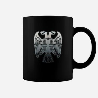 Serbian Double Headed Eagle Emblem Coffee Mug | Crazezy DE
