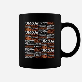 Seven Principles Of Kwanzaa Dec 26 - Jan 1 Sweatshirt Coffee Mug | Crazezy