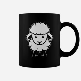 Sheep Happens Funny Farmer Sheep Lover Design Coffee Mug | Crazezy AU