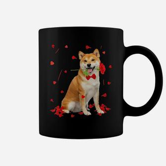 Shiba Inu Dog Valentines Day Coffee Mug - Monsterry AU
