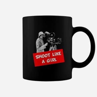 Shoot Like A Girl Coffee Mug | Crazezy DE