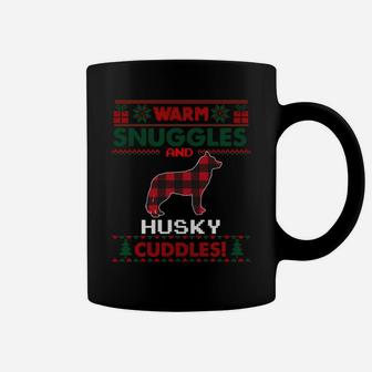 Siberian Husky Dog Christmas Pajama Shirt Ugly Christmas Sweatshirt Coffee Mug | Crazezy DE