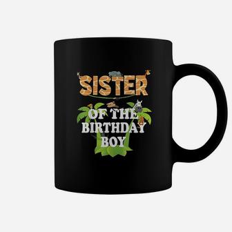 Sister Of The Birthday Boy Zoo Theme Animal Party Coffee Mug | Crazezy AU