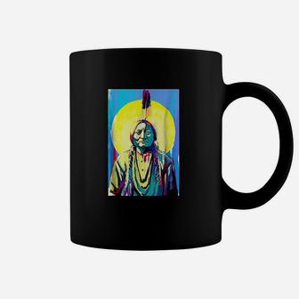 Sitting Bull Native American Coffee Mug - Thegiftio UK