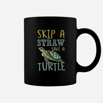 Skip A Straw Save A Turtle Beautiful For Sea Animals Coffee Mug | Crazezy AU