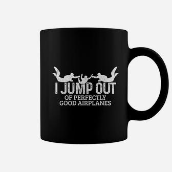 Skydiving Parachuting Sky Dive Funny Skydiver Gift Coffee Mug - Thegiftio UK