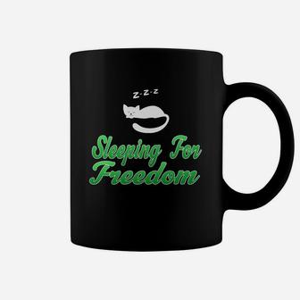Sleeping For Free Favorite Sport In My Free Time Freedom Day Coffee Mug - Seseable