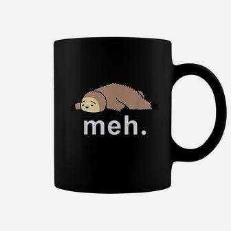 Sloth Meh Funny Internet Meme Gifts Coffee Mug | Crazezy