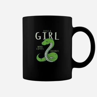 Snake Lover Just A Girl Who Loves Snakes Coffee Mug | Crazezy UK