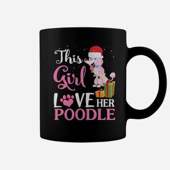 Snow And Xmas This Girl Love Her Poodle Noel Costume Coffee Mug - Monsterry