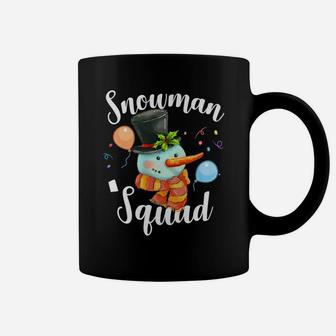 Snowman Squad Christmas Gift For Kids Funny Xmas Matching Coffee Mug | Crazezy UK